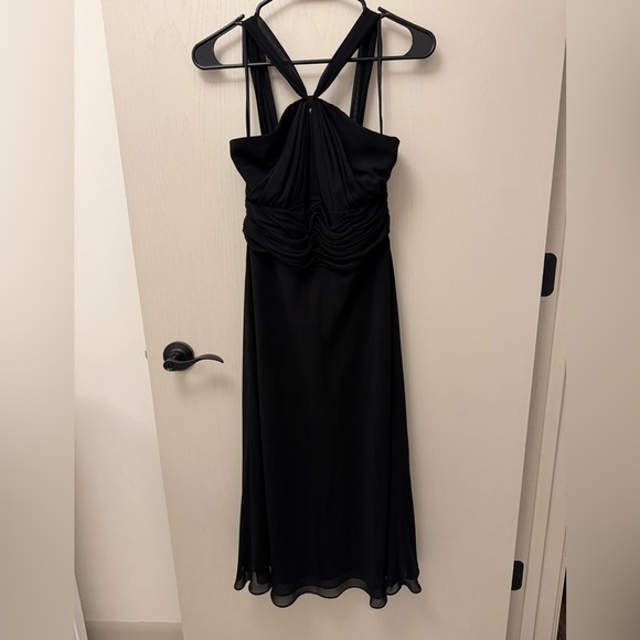Elegant Black Evening Dress Jones Wear Dress Size 8 Great Condition - Picture 1 of 7